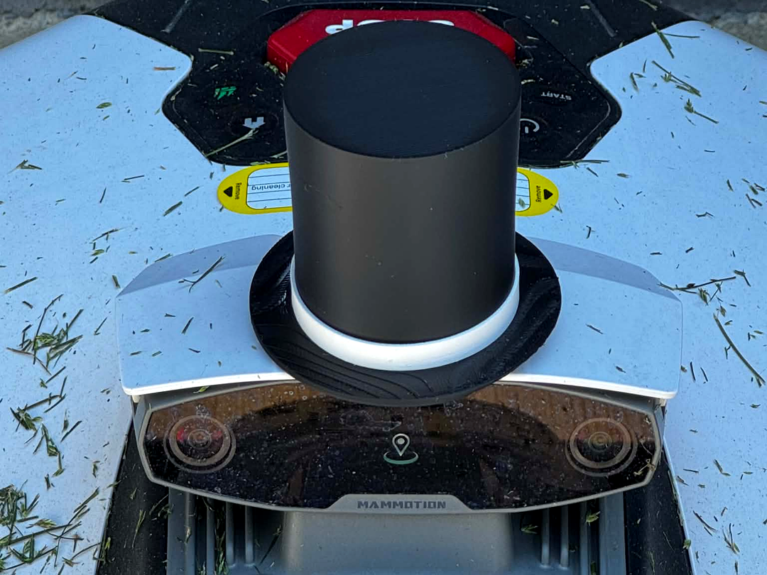 Kevin wearing the 3D-printed top hat